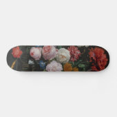 Dark Moody Floral Persoonlijk Skateboard (Horizontaal)
