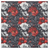 Dark Moody Floral Stof (Swatch)
