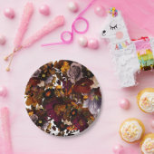 Dark Moody Flower Papieren Bordje (Feest)