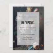 Dark Moody  Flowers Gothic Kaart (Voorkant)