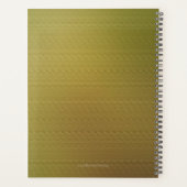 Dark Moody Goldfinch Custom Planner | Bird Art (Achterkant)