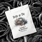Dark Moody Gothic Bruid of Die Vrijgezellenfeest Bedankzakje