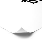 Dark Moody Gothic Bruid of Die Vrijgezellenfeest Perfect Poster (Hoek)