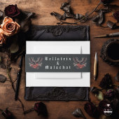 Dark Moody Gothic Uitnodigingen Wikkel