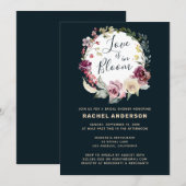 Dark Moody Love is in Bloom Vrijgezellenfeest Kaart (Voorkant / Achterkant)