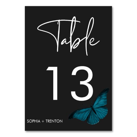 Dark Moody minimale Blauwgroen mot bruiloft Kaart (Voorkant)