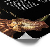 Dark Moody Romantic Floral Dutch Wedding Seating S Poster (Hoek)