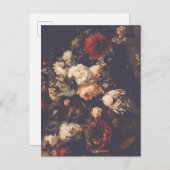 Dark Moody Romantische Bloemen Blank Briefkaart (Voorkant / Achterkant)
