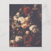 Dark Moody Romantische Bloemen Blank Briefkaart (Voorkant)