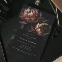 Dark Moody Zwart Gothic Florals Vrijgezellenfeest