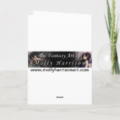 Dark Moon Mermaid Kaart beroemd gemaakt door Molly (Achterkant)
