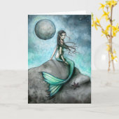 Dark Moon Mermaid Kaart beroemd gemaakt door Molly (Gele Bloem)
