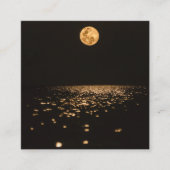 Dark Moon Vierkante Visitekaartje (Voorkant)
