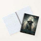 Dark Moon Witch - Aangepaste Grimoire Journal Notitieboek (Binnen)