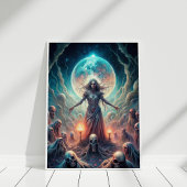 Dark Moon Witch - Spirit Calling Ritual Poster