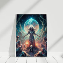 Dark Moon Witch - Spirit Calling Ritual Poster