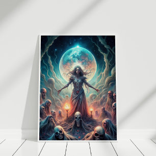 Dark Moon Witch - Spirit Calling Ritual Poster