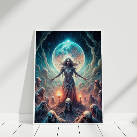 Dark Moon Witch - Spirit Calling Ritual Poster