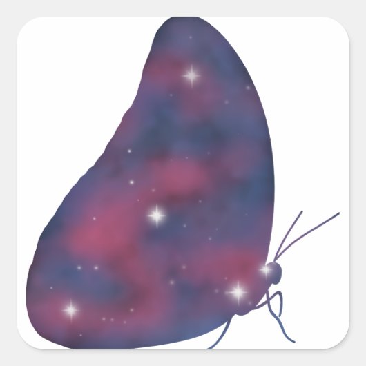 Dark Morpho Starscape Sticker (Voorkant)
