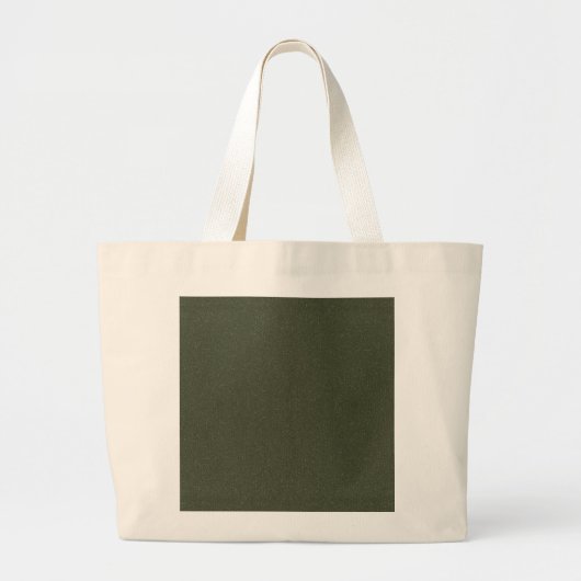Dark Moss Green Canvas Tas –  (Voorkant)
