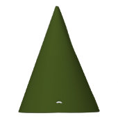 Dark Moss Green Party Pet Feesthoedjes (Rechts)