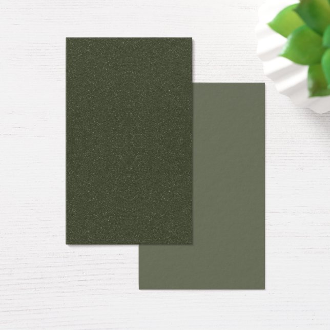 Dark Moss Textured Visitekaartje -  (Bureau)