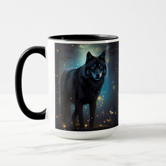 Dark Mysterious Black Wolf Mok (Links)