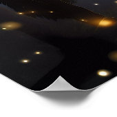 Dark Mysterious Black Wolf Poster (Hoek)