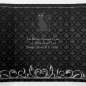 Dark Night Halloween Party Drieluik Uitnodiging (Binnenkant midden)