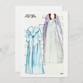 Dark Nights Linnen Papier Doll Modes voor Maggie Kaart (Voorkant / Achterkant)