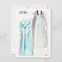 Dark Nights Linnen Papier Doll Modes voor Maggie Kaart