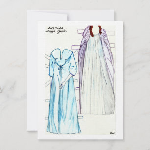 Dark Nights Linnen Papier Doll Modes voor Maggie Kaart