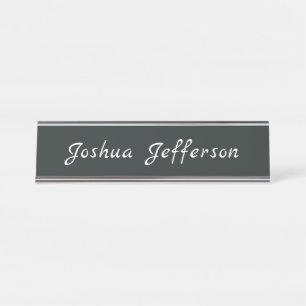 Dark Oerwoud Green Professional Creative Plain Bureau Naambordje