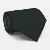 Dark Oerwoud Green Professional Creative Plain Stropdas (Opgerold)