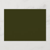 DARK OLIVE GREEN (effen kleur) ~ Briefkaart (Voorkant)