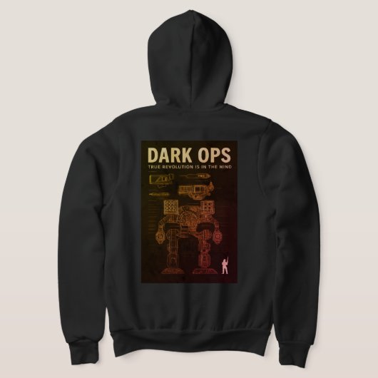 Dark Ops Battle Mech - Crest of the Mind Hoodie (Laag Achter)