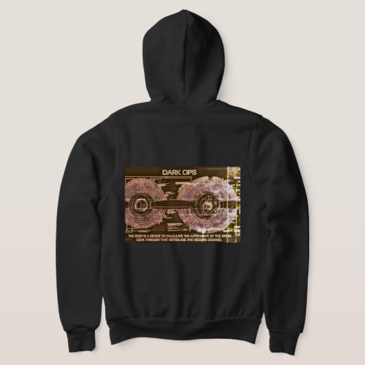 Dark Ops Wormhole Hoodie —Interdimensionaal Dossie (Laag Achter)
