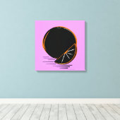 Dark Orange – Minimal Graphic Art  Canvas Afdruk (Insitu (Houten vloer))