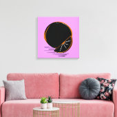 Dark Orange – Minimal Graphic Art  Canvas Afdruk (Insitu (Woonkamer))