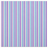 Dark Orchid, Beige & Sky Blue Lines Pattern Stof (Swatch)