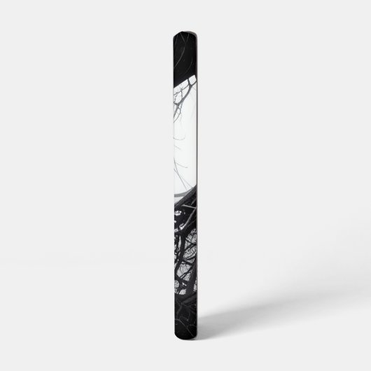 Dark Organic Roots Abstract Pattern Hoesje Samsung Galaxy Hoesje (Linkerkant)