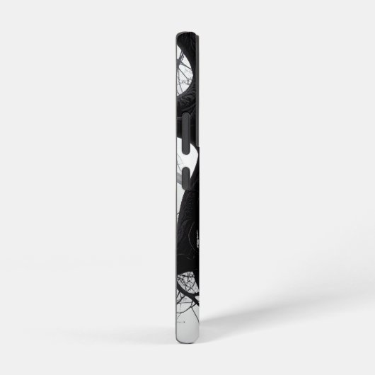 Dark Organic Roots Abstract Pattern Hoesje Samsung Galaxy Hoesje (Rechterkant)