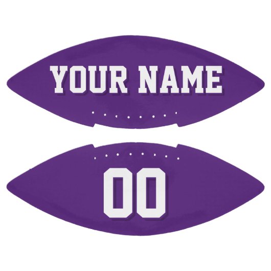 DARK PAARS EN WITTE Football (Panelen)