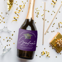 Dark Paarse Afstuderen gepersonaliseerde afstudeer