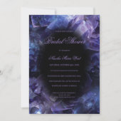 Dark Paarse Boho Witch Crystals Vrijgezellenfeest Kaart (Voorkant)