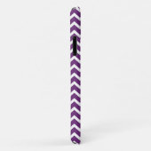 Dark Paarse Chevrons Pattern Case-Mate iPhone Case (Achterkant/rechts)