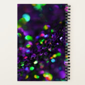 Dark Paarse Sparkling Journal Notitieboek (Achterkant)