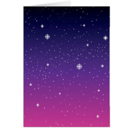 Dark Paarse Sterrennacht Sky