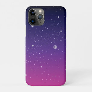 Dark Paarse Sterrennacht Sky Case-Mate iPhone Case