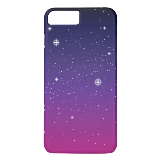 Dark Paarse Sterrennacht Sky Case-Mate iPhone Case (Achterkant)